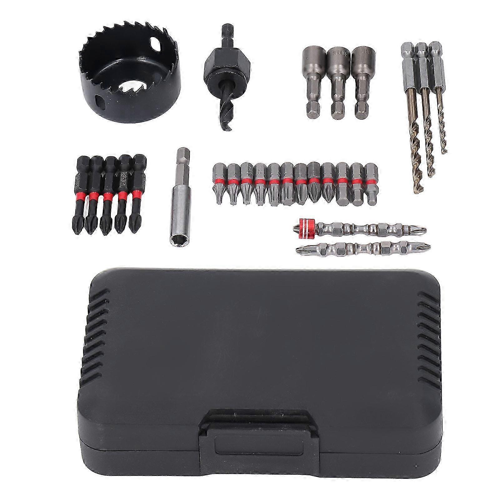 Screwdriver bit set multi-functional, suitable for various materials