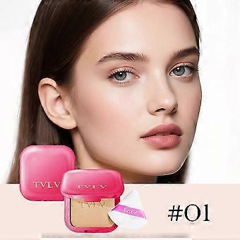 Waterproof Pressed Powder, Oil Control Matte Face Powder, Long-Lasting Concealer Powder for Pores & Blemishes, Soft Focus Makeup Setting Powder