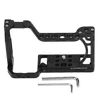 Camera Protective Frame Aluminium Alloy Antiskid Bottom Camera Cage for A6500 A6400 A6300 A6000 Photography