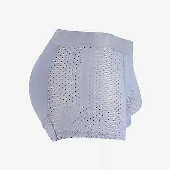 Men's Hip Lifting Boxer Briefs Hip  Men's Butt Padded Underwear Mesh Boxers