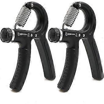 Hand Exerciser Set of 2 with Adjustable Resistance 10-50 kg Non-Slip Grip for Forearm Muscle Training at Home Office or Travel