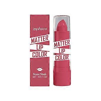 zephoco Rose Pink Moisturizing And Nourishing Lipstick, A Natural Lip Makeup Look That Brightens The Color, Is A Daily Commuting And Date Lipstick
