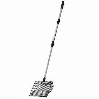 Telescopic Litter Sifter Fine Sifting Extendable Cat Poop Scooper for Seniors