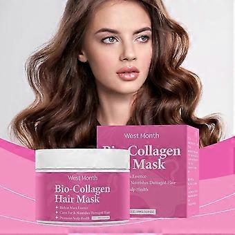 Collagen Hair Mask, 100g Collagen Hair Treatment Deep Repair Conditioning for Dry Damaged Hair , Moisturizing Hair Mask for All Hair Types