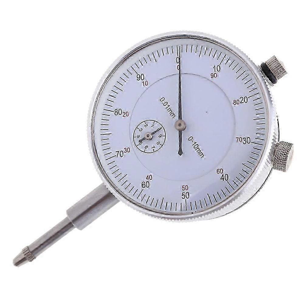 Dial Indicator Gauge 0-10mm Meter Precise 0.01 Resolution Concentricity Test