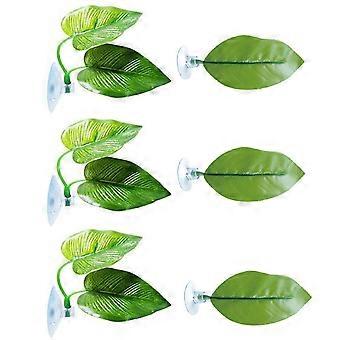 Artificial Landscape Leaves Aquarium Plant for Decoration 18Pcs