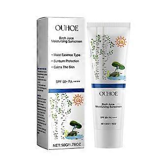 Ouhoe Birch Sap Moisturizing Protective Cream Hydrates, Moisturizes, Blocks Ultraviolet Rays, Protects, And Provides A Refreshing And Nourishing Prote