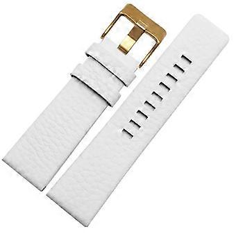 For Diesel DZ7333 DZ7348 DZ4318 Genuine Leather watchband 22mm 24mm 26mm 28mm 30mm Black White Brown Red watch strap