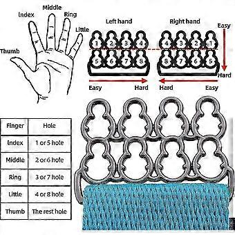Finger Strength Exercise Trainer 20lb+40lb Hand Rehabilitation Fitness Stretching Equipment