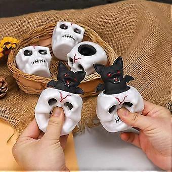 Annen dekorasjon til jul Halloween Stress Balls, Stress Relief Leker for voksne barn, Stilig Cute Dekompresjon Squishy Ball Feel Calm Party