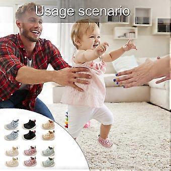 Belüftete Lauflernschuhe für Kleinkinder in leuchtenden Farben mit gepolsterter Innensohle für sicheres Laufen. Größe: Grün, S (passend für 6 bis 12 Monate).