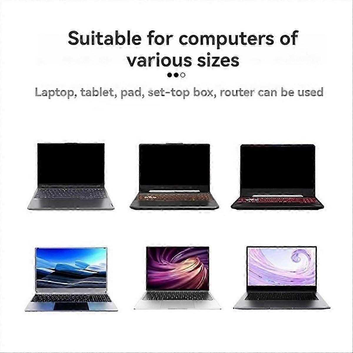 2Pcs Portable Laptop Stand Foldable Bracket Laptop Silver