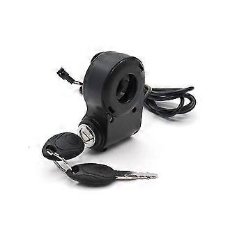 E-Bike Lgnition Lock Key Thumb Throttle Switch Power compatible with / Universal Electric