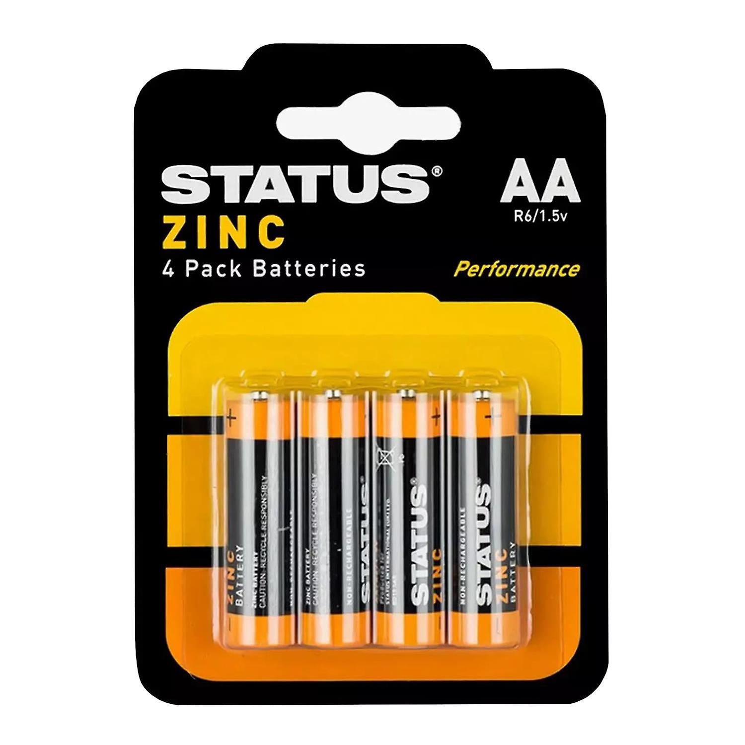 Status Zinc AA Performances  Batteries Pack 4