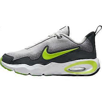 Nike Leder-Sneaker, niedrig geschnitten, Grau/Gelb, Unisex, FN4446-001