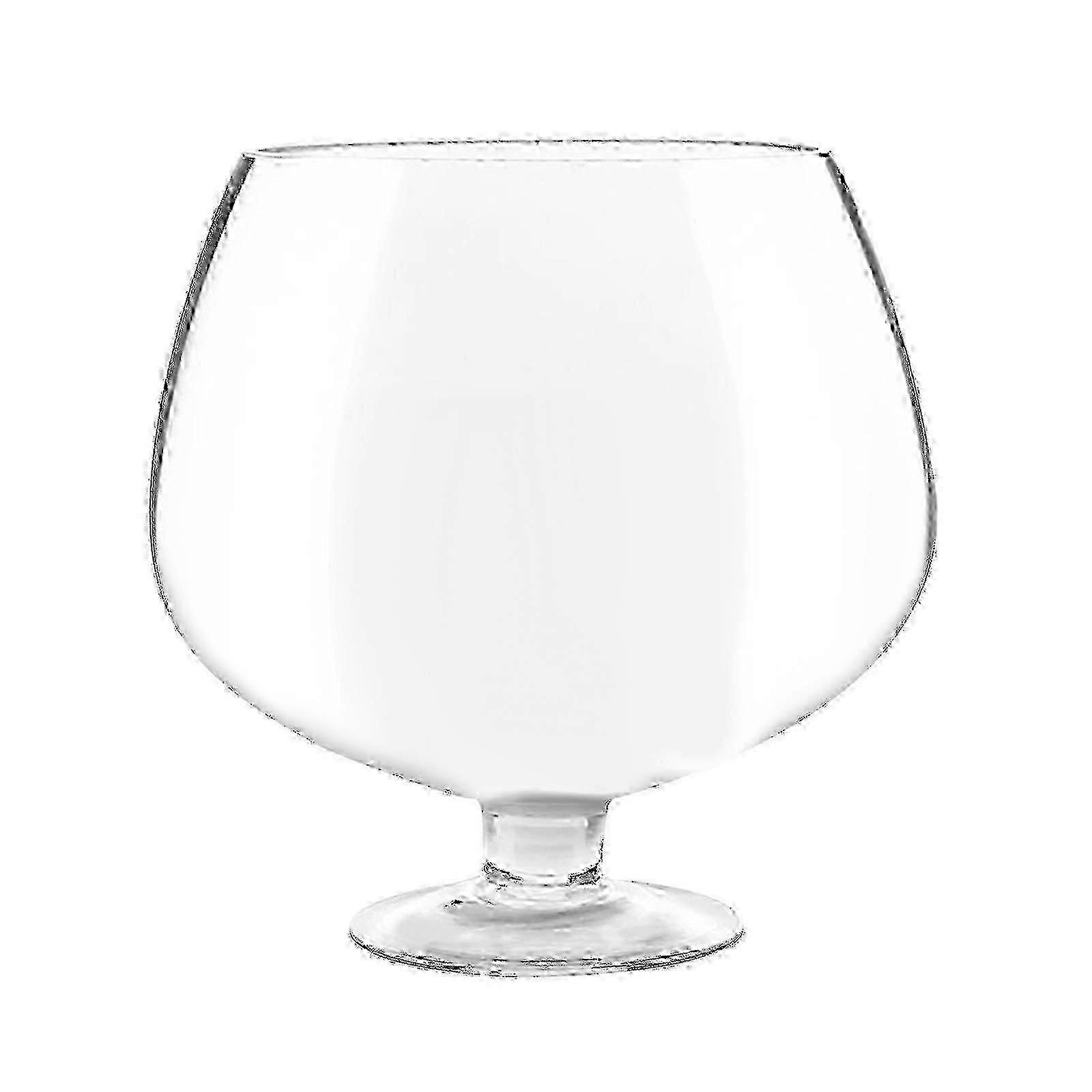 Oversized Clear Goblet Drinking Cup