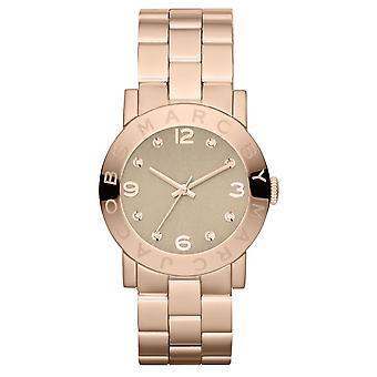 Marc by marc jacobs amy Quartz Analog Woman Watch with Stainless Steel Bracelet Gold Plated MBM3221