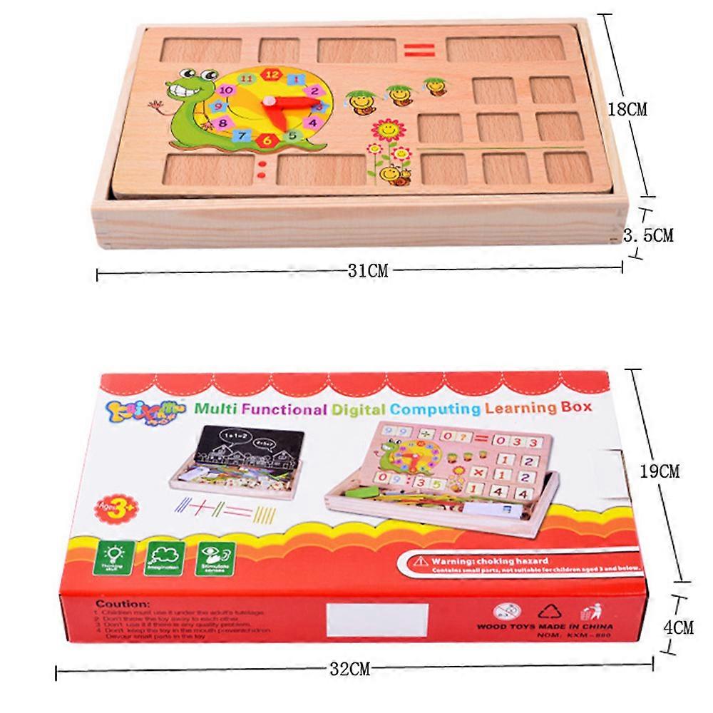 Educational Wooden Abacus Counting Toy For Cognitive Development