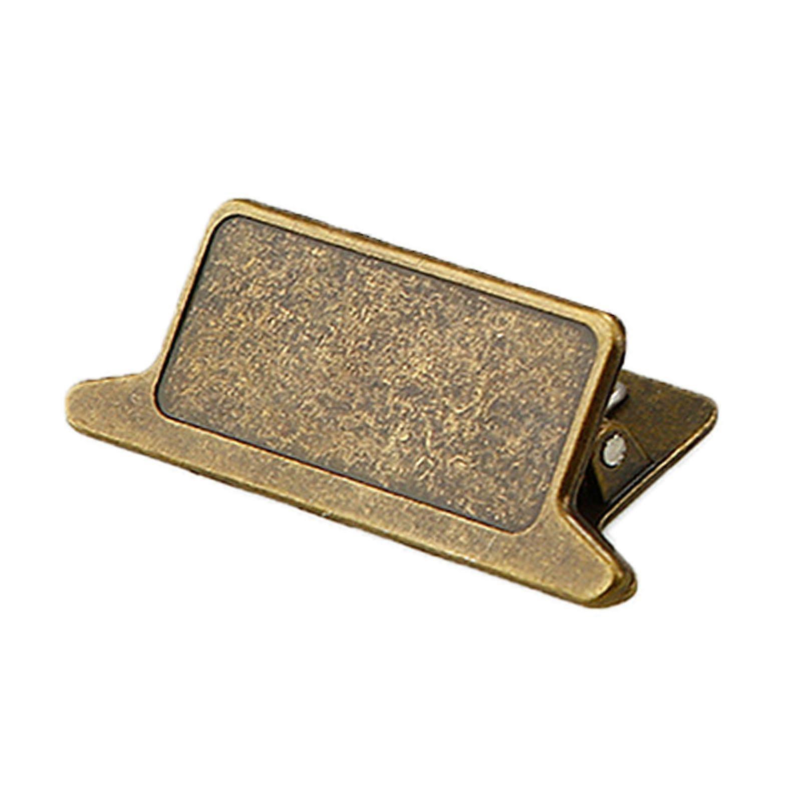Retro Zinc Alloy Document Clip