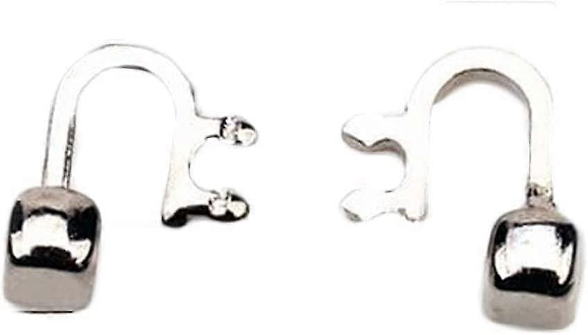 Eyeglass  Kit with Metal Plugin Nose Pad Arm Replacement, Durable Silver for Quick Fix