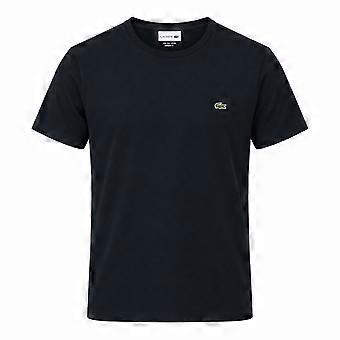 Camiseta Lacoste de algodão Pima com gola redonda