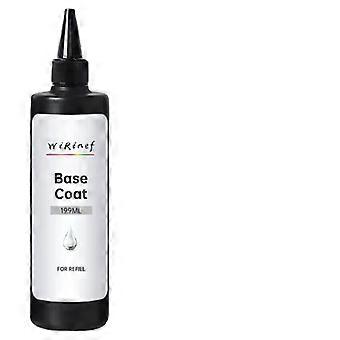 Nail Base Coat Gel Refill Bottle with Pouring Neck for Preparing Gel Manicure Layers