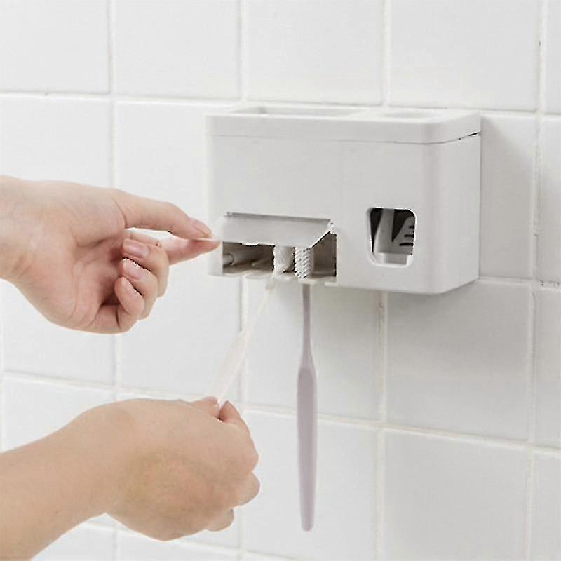 Automatic Squeeze Toothpaste Rack