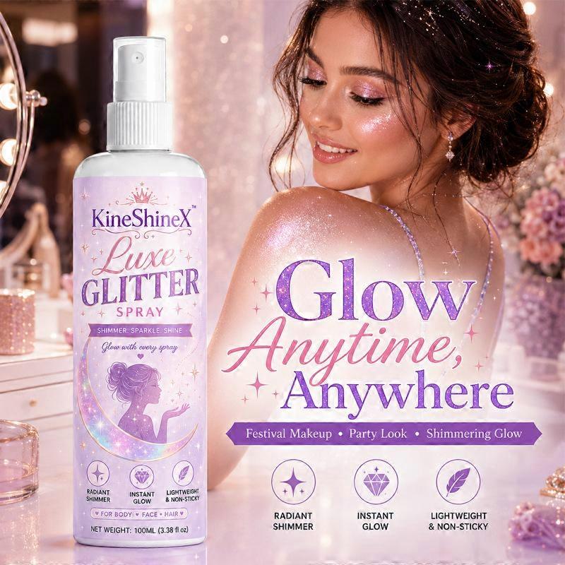 Glitter Spray 100ml Body Highlight Shimmer