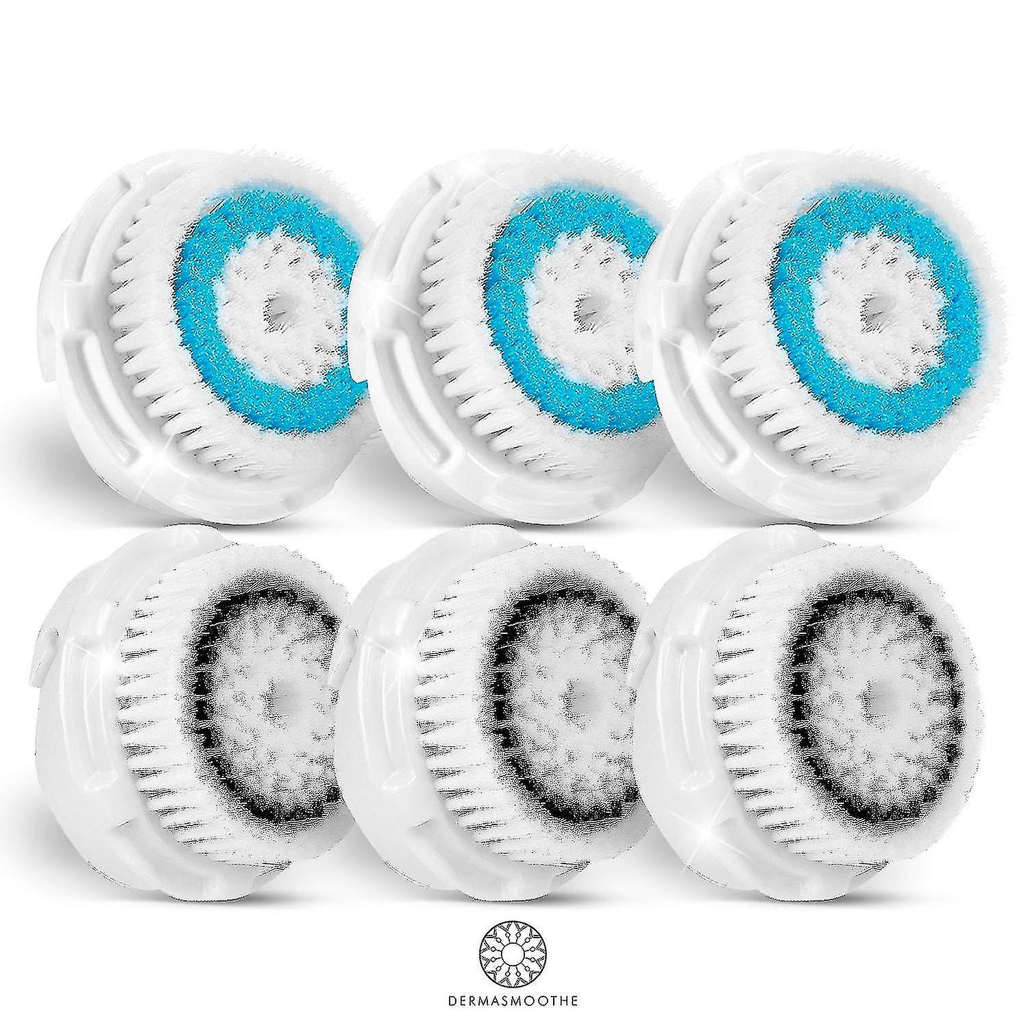 6pcs Compatible Facial Cleansing Brush Head Replacements
