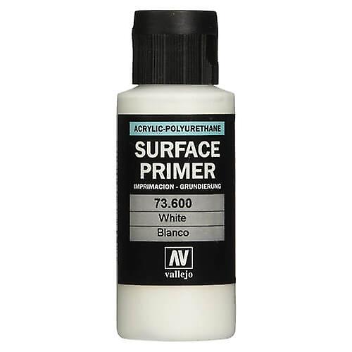 WHITE Vallejo Waterbased Poliurethane Surface Primer Selflevelling Finish 60mL