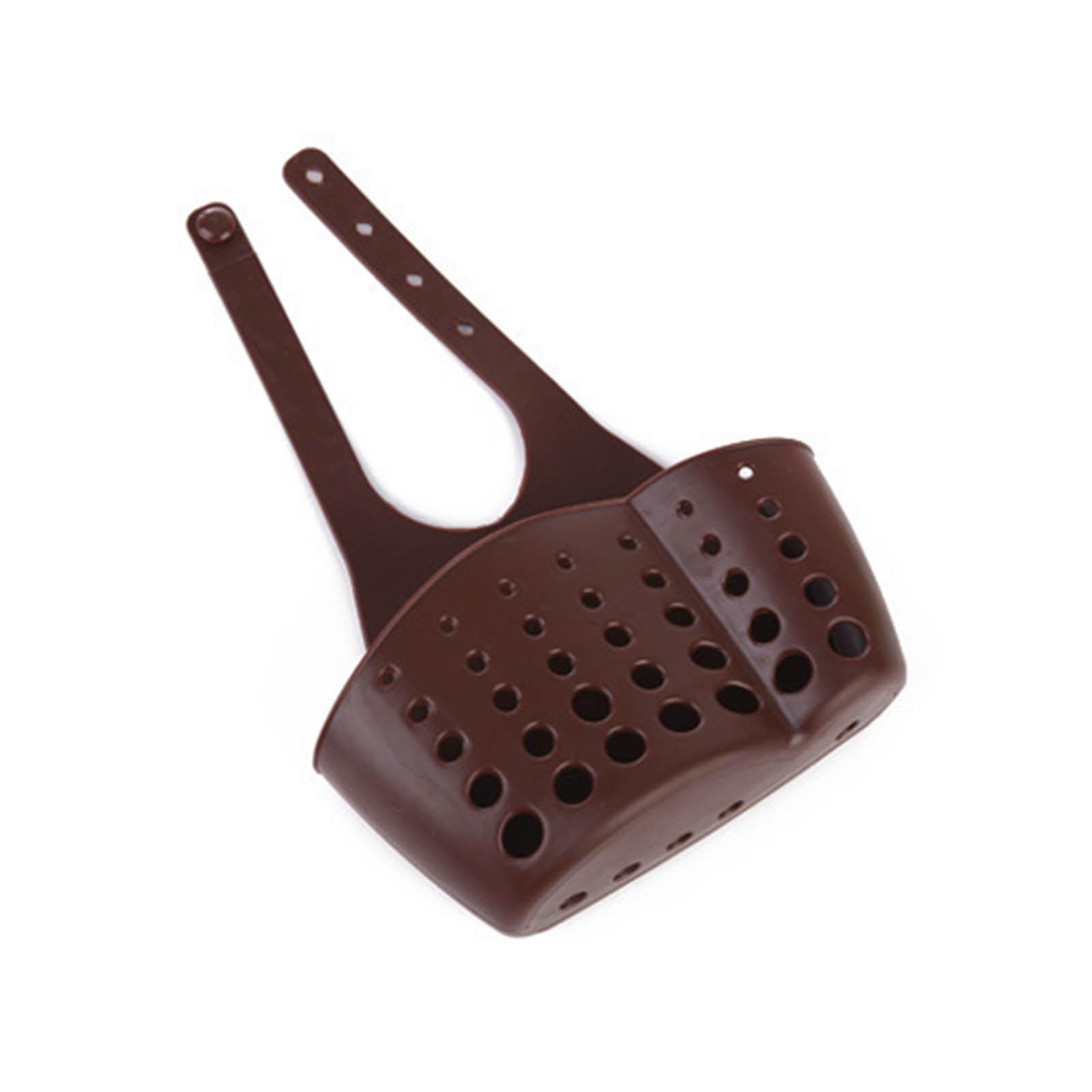 Kitchen Sink Drain Basket Adjustable Dish Cloth Caddy Sponge Holder Strainer Bag