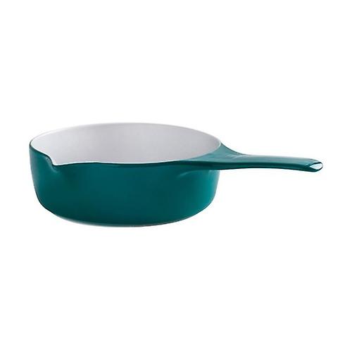 Turquoise porcelain saucepan 16 cm, 0.75l (1G) 1 unit (Turquoise)
