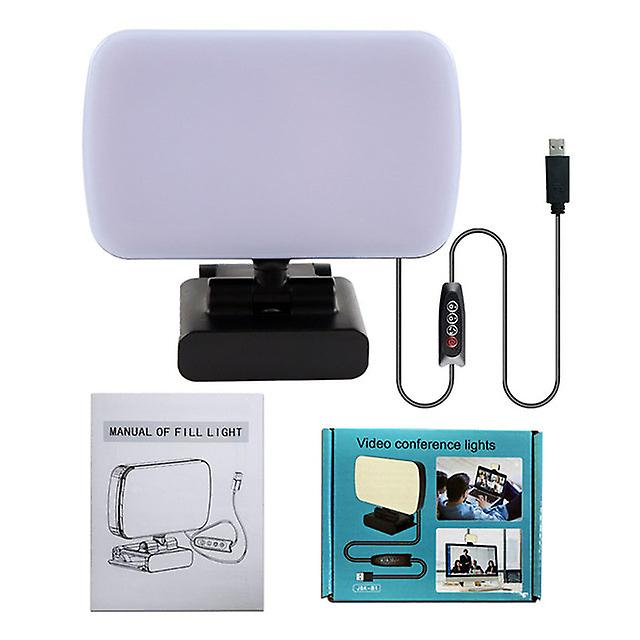 6500K Fill Light Led Video Conference Light Cube Laptop Computer Webcam Light Zoom Call Lighting With Clip For Live Streaming