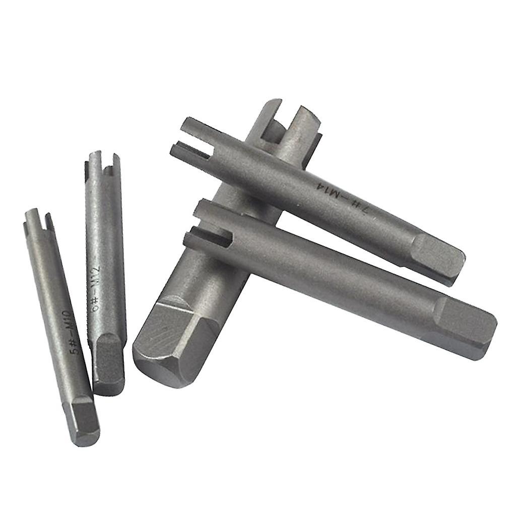 Broken Head Tap Remover Stripped Screw Tap Extractor Set M4-M22 5 Pcs M5-M12