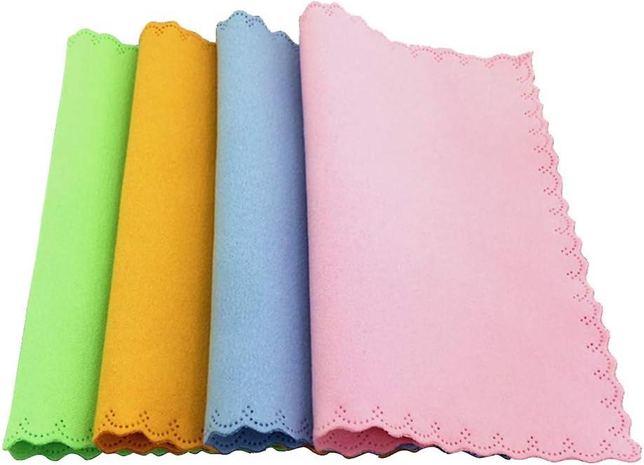 20Pcs Glasses Cleaning Cloth Microfiber Cleaning Cloths (Assorted Color)
