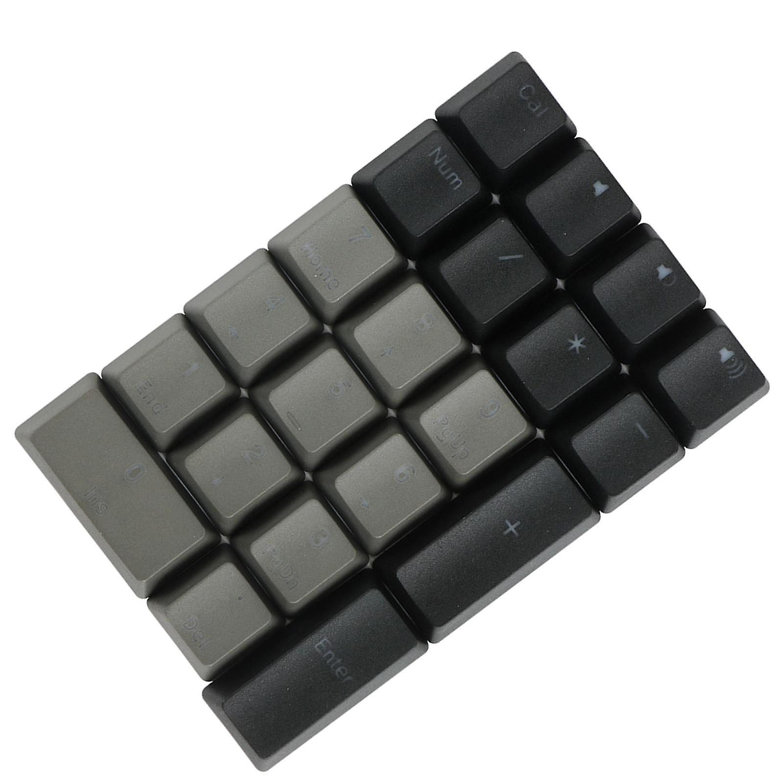 Mechanical Keyboard Numeric Keycaps Layout Dustproof Waterproof Office 21Key for OEM  Gray Black
