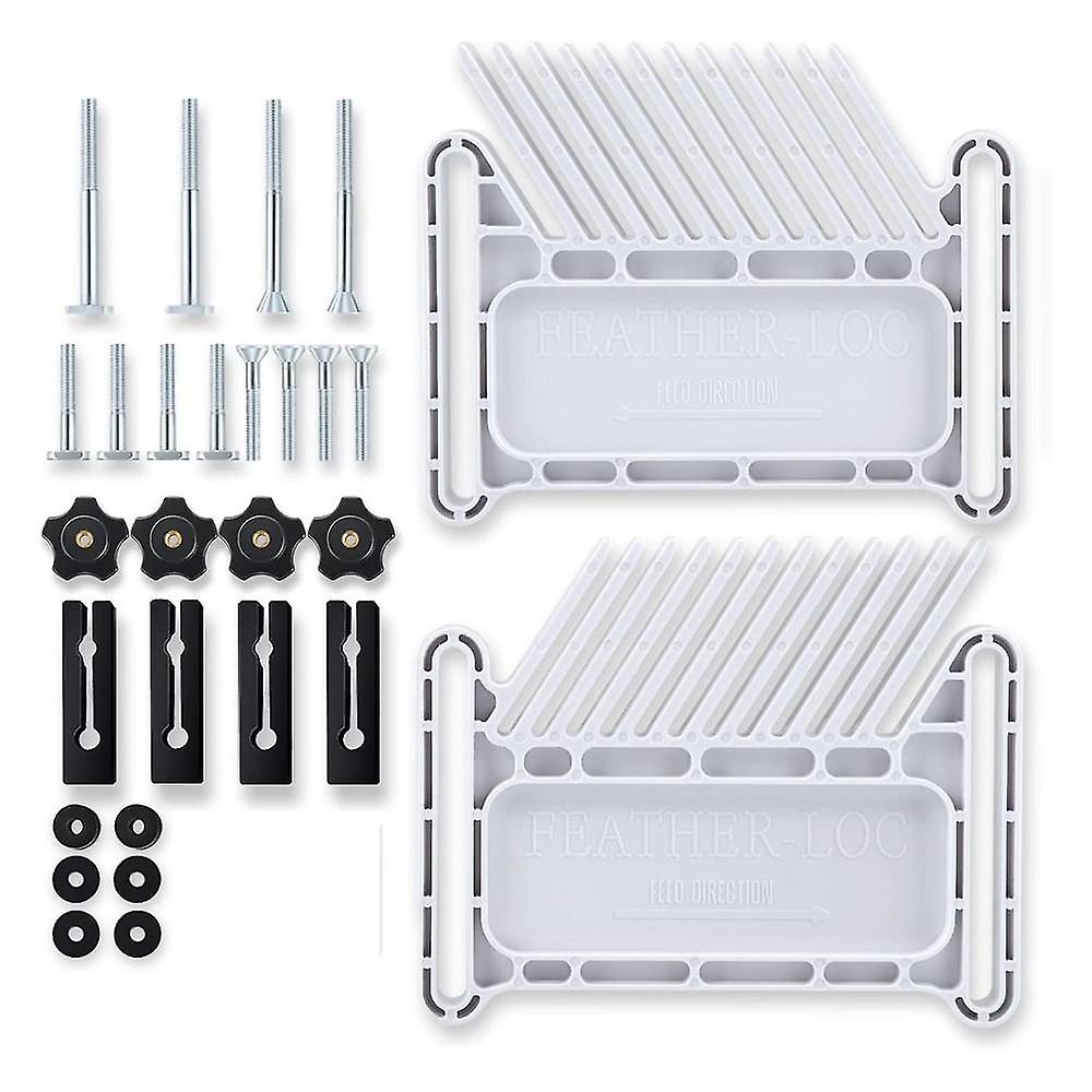 Upgraded Featherboard Safety Device Stackable Feather Board Fits Standard , T-slots, T-rails On Tab