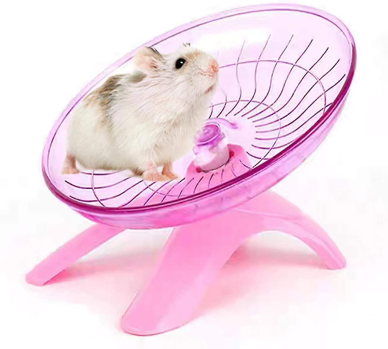 Hamster Flying Saucer Silent Running Wheel Quiet Hamster Exercise Wheel For Hamsters, Gerbils,