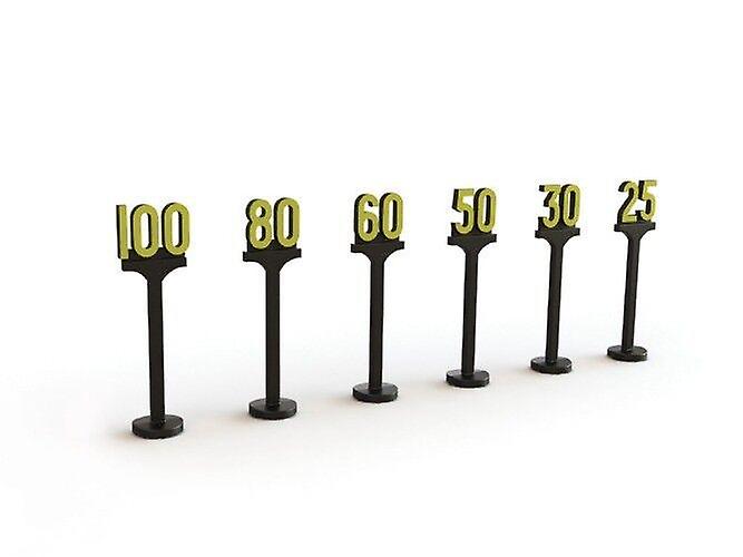 Model Scene 5050 BR Speed Restriction Signs OO (1/76) Urban equipment Scale model