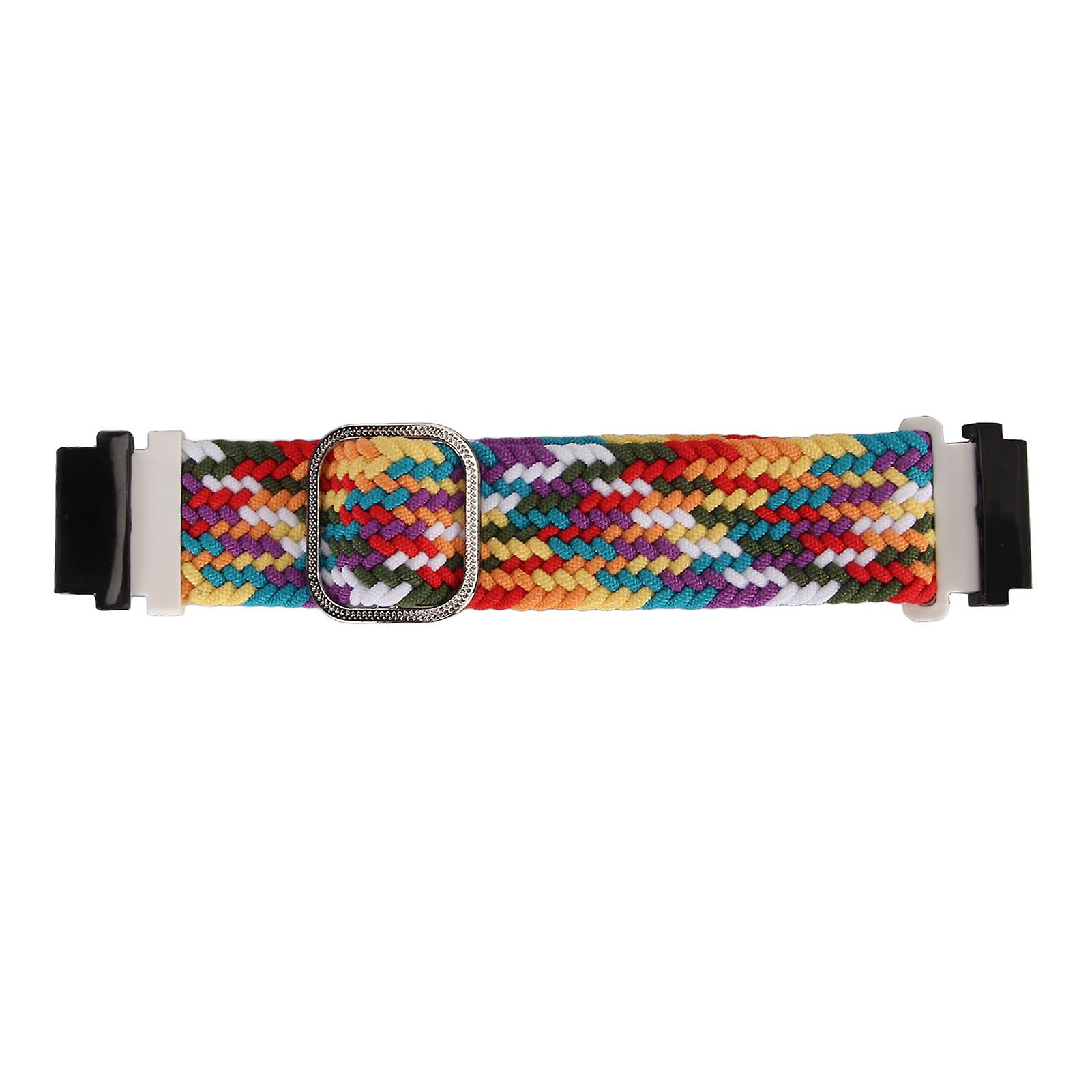 Nylon Watchband Adjustable Replacement Band Sport Breathable Strap for Fenix 7S for 6S for 5S Colorful