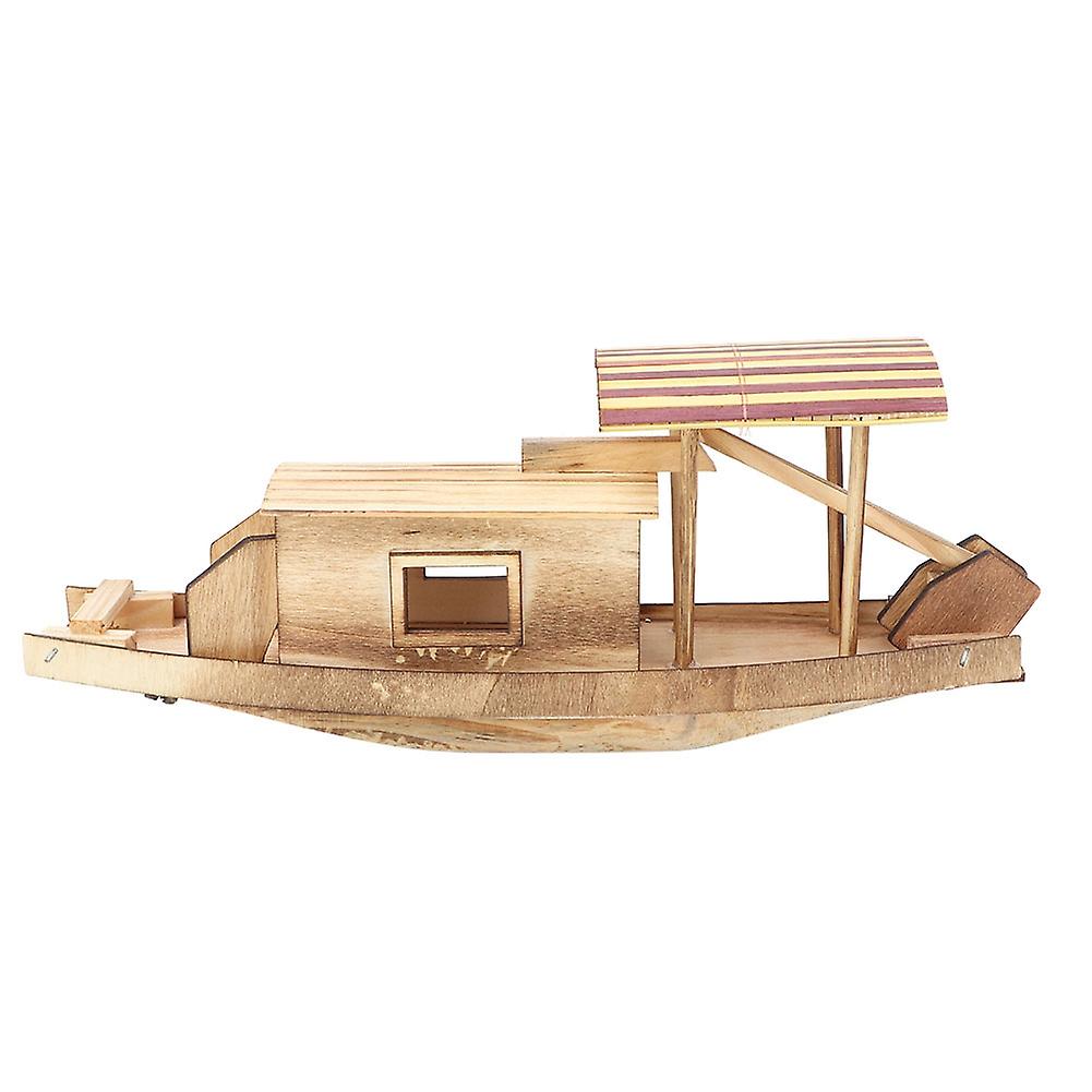 Maquette de bateau en bois à assembler soi-même, kit de décoration de voilier, jouet en bois, cadeau
