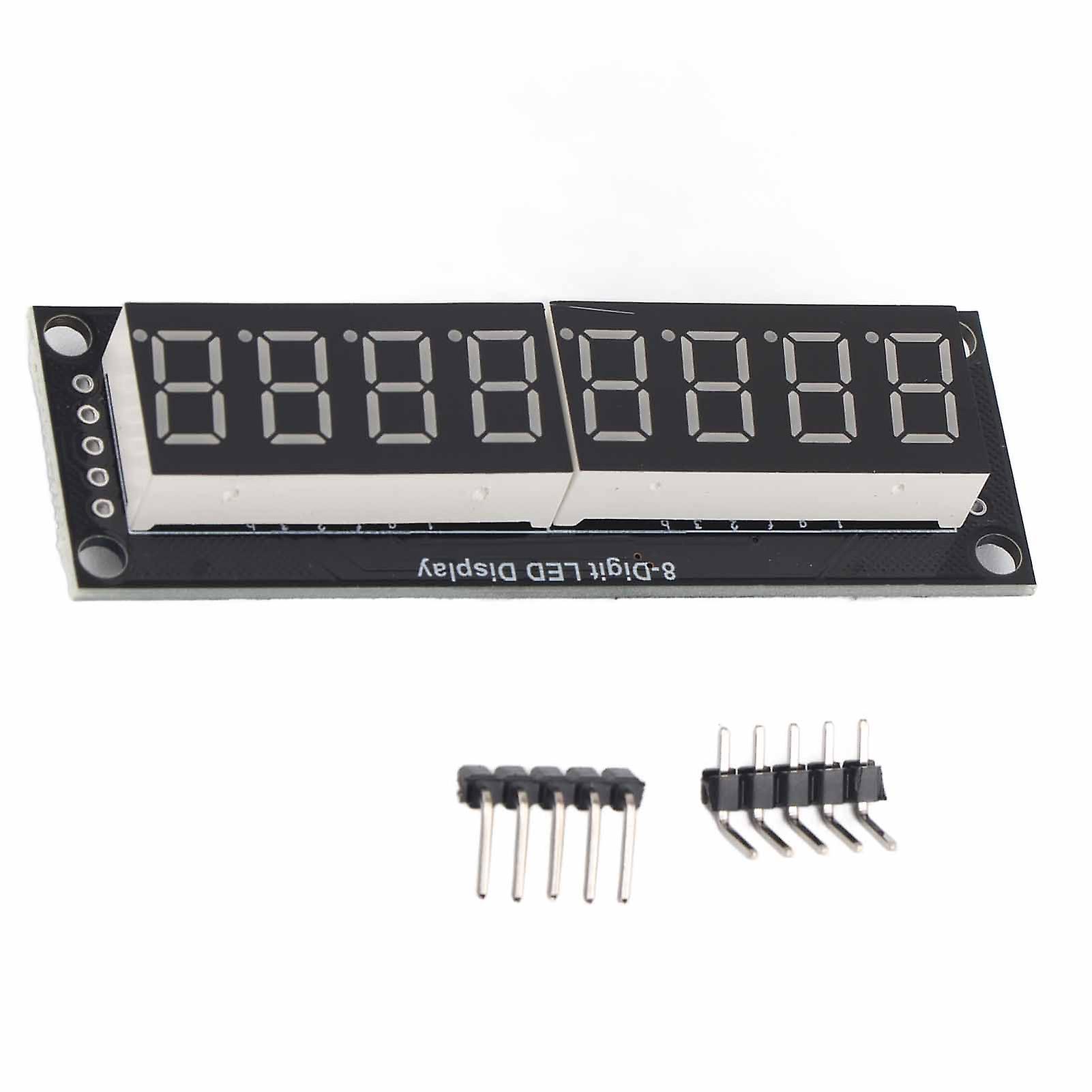 Digital Tube Display Module LED 8 Digit 7 Segment 0.36in TM1637 Drive Chip Yellow, Clear Viewing, Better Control and Simpler Operation