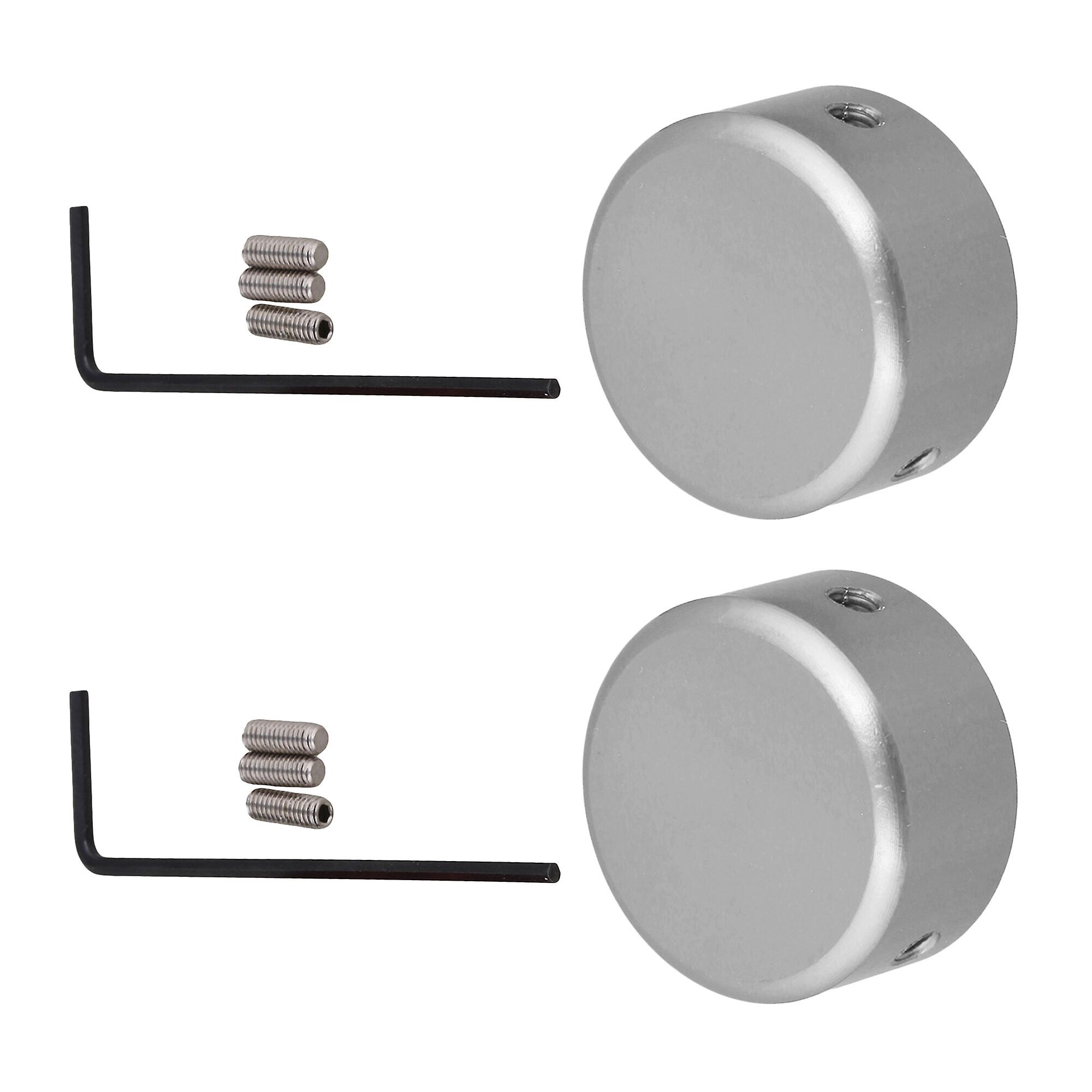 2 Pcs Guitar Effect Pedal Switch Topper Cap 3/8 Inch Inner Diameter Kit