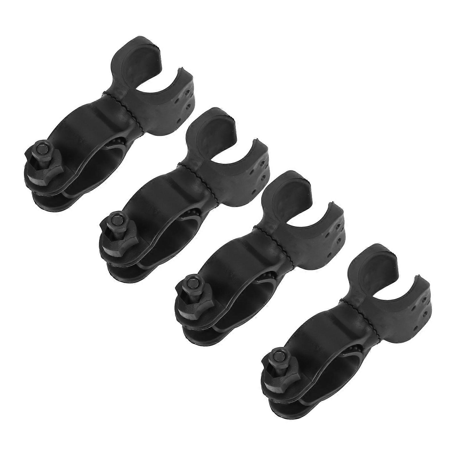 10Pcs Bike Flashlight Holder 360 Degree Rotating Bicycle Flashlight Lamp Mount C Clamp Stand Holder 