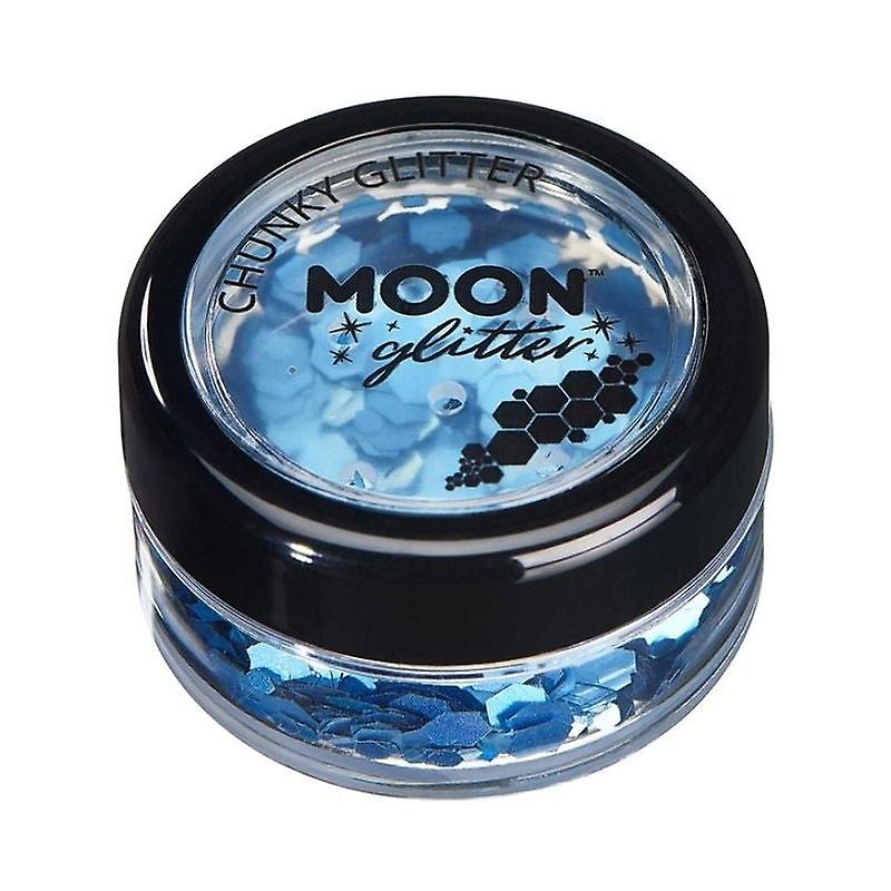 Moon Glitter Holographic Chunky Blue G04557