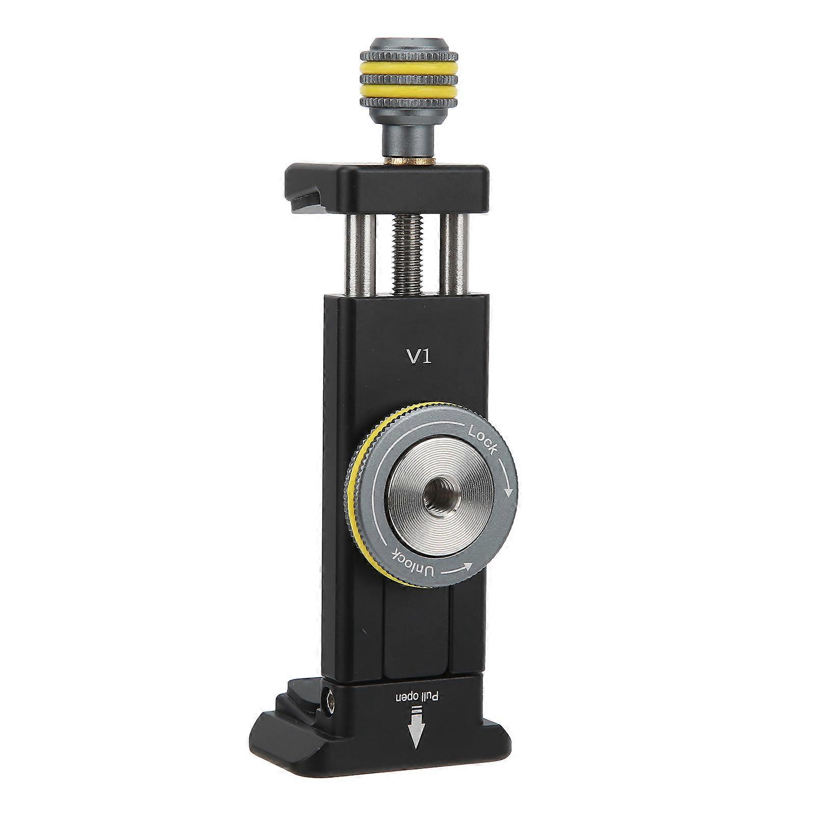 Universal Monopod Tripod Adapter Smartphone Holder Mount with Cold Shoe for Live Streaming