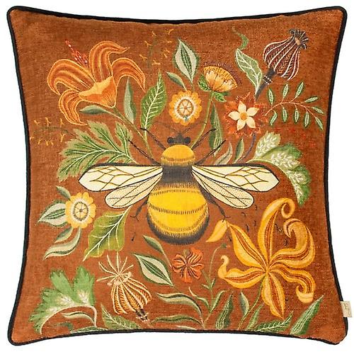Evans Lichfield Hawthorn Chenille Bee Cushion Cover