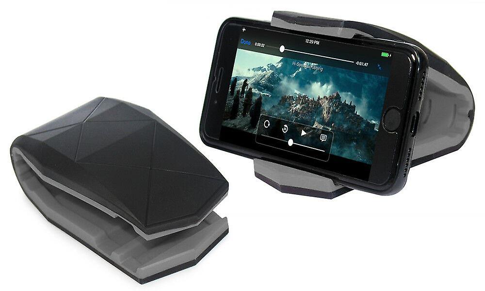 Multifunction CrocodileClamp Mobile PhoneHolder Car DashboardStand Bracket, Grey