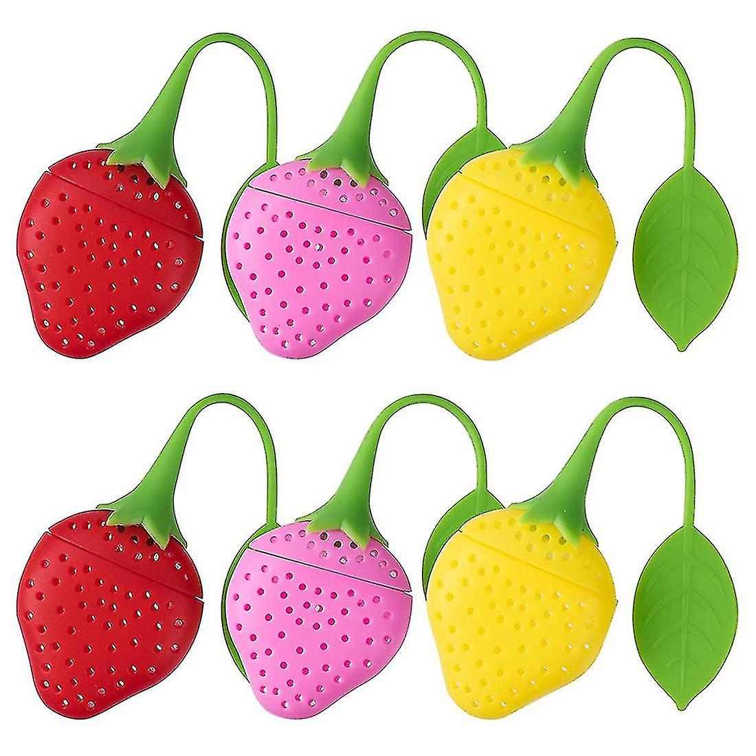 Tea Infuser Strawberry Shaped Tea Filling Reusable Tea Cup Filter