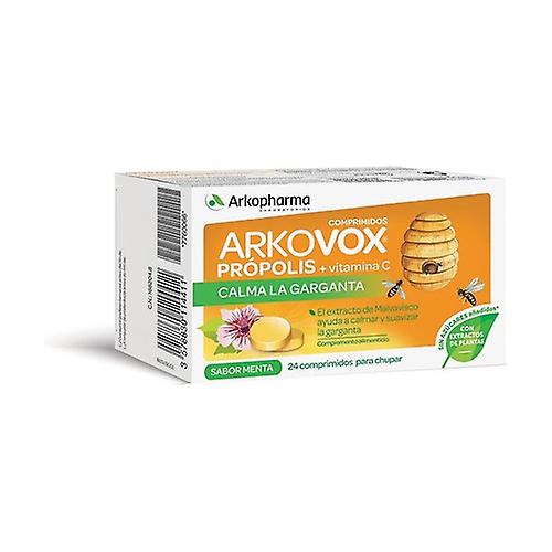 Arkovox Propolis-Vit C Mint Flavor 24 tablets (Mint)